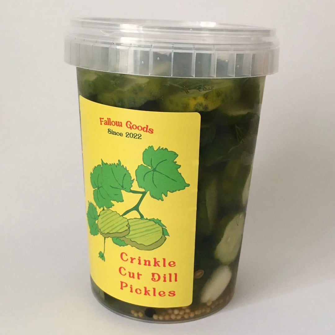 Crinkle Cut Fresh Dill Pickles